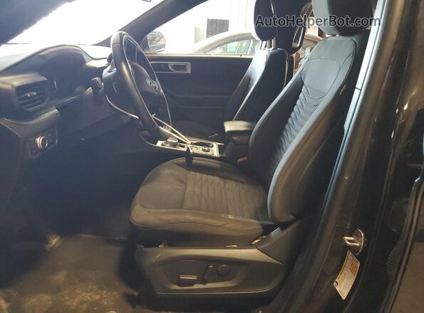1FMSK8DH2LGB27213 2020 FORD FORD EXPLORER Black წინა სალონის ხედი