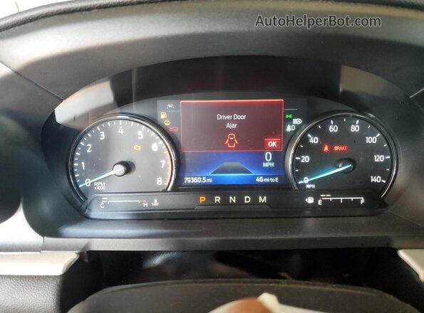 1FMSK8DH2LGC26131 2020 FORD FORD EXPLORER Black ხელსაწყოთა პანელის ხედი