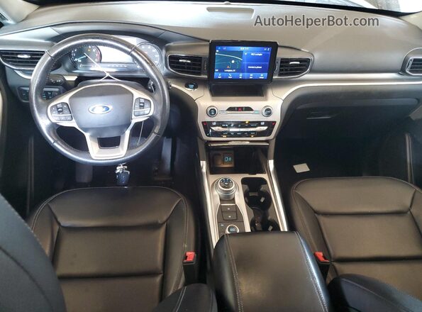 1FMSK8DH2LGC26131 2020 FORD FORD EXPLORER Black წინა პანელის ხედი