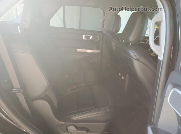 1FMSK8DH2LGC26131 2020 FORD FORD EXPLORER Black უკანა სალონის ხედი