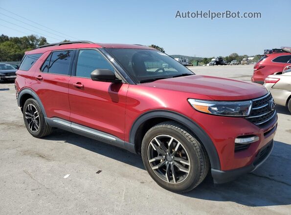 1FMSK8DH3LGA46379 2020 FORD FORD EXPLORER Red Front right