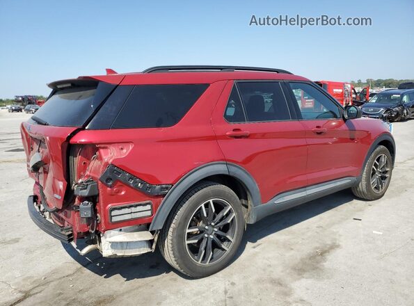 1FMSK8DH3LGA46379 2020 FORD FORD EXPLORER Red Rear right