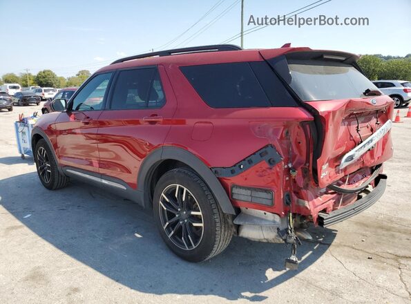 1FMSK8DH3LGA46379 2020 FORD FORD EXPLORER Red Rear left