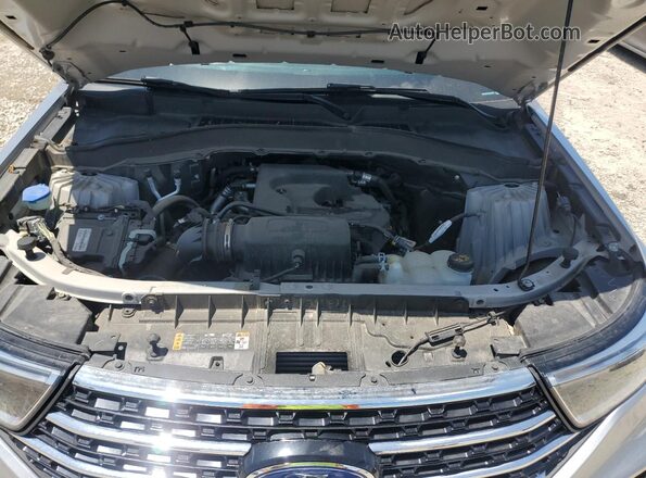 1FMSK8DH3LGC80747 2020 FORD FORD EXPLORER Silver ძრავის განყოფილების ხედი