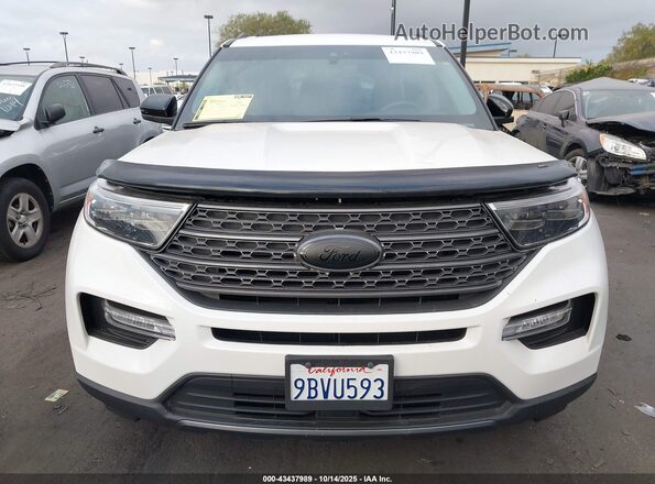 1FMSK8DH3NGB75905 2022 FORD FORD EXPLORER White Вид задньої частини салону