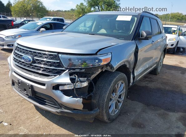 1FMSK8DH3PGA41382 2023 FORD FORD EXPLORER Silver Передня ліва чверть
