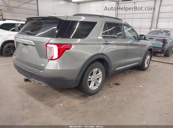 1FMSK8DH4LGC26745 2020 FORD FORD EXPLORER Gray Trasero derecho