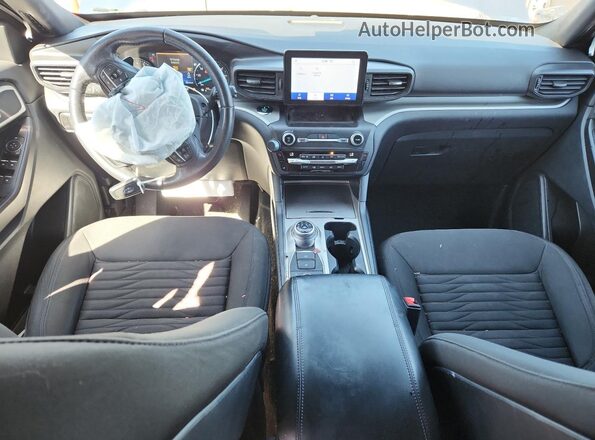 1FMSK8DH5LGC46728 2020 FORD FORD EXPLORER Бирюзовый Вид панели приборов