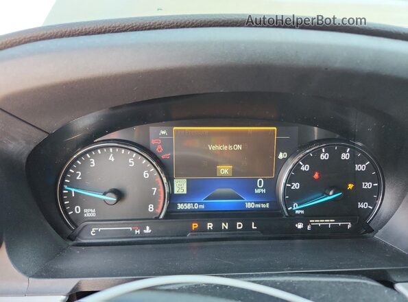 1FMSK8DH6NGA14917 2022 FORD FORD EXPLORER Gray Սարքավորումների վահանակի տեսք
