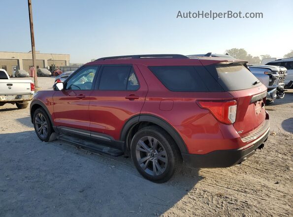 1FMSK8DH6NGC32551 2022 FORD FORD EXPLORER Red Հետևի ձախ