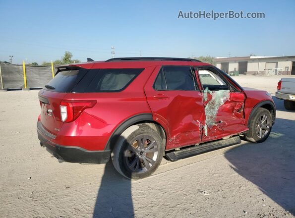 1FMSK8DH6NGC32551 2022 FORD FORD EXPLORER Red Հետևի աջ