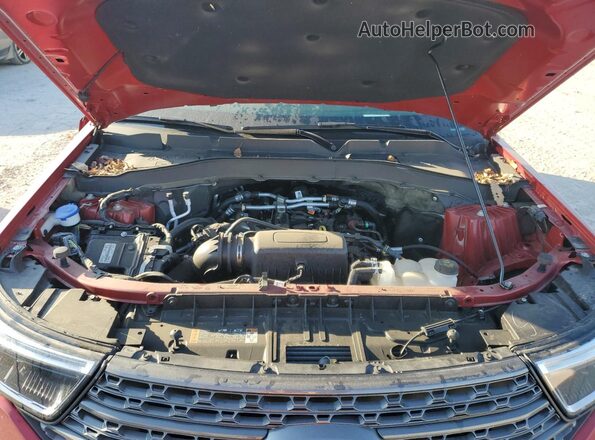 1FMSK8DH6NGC32551 2022 FORD FORD EXPLORER Red Սալոնի հետևի տեսք