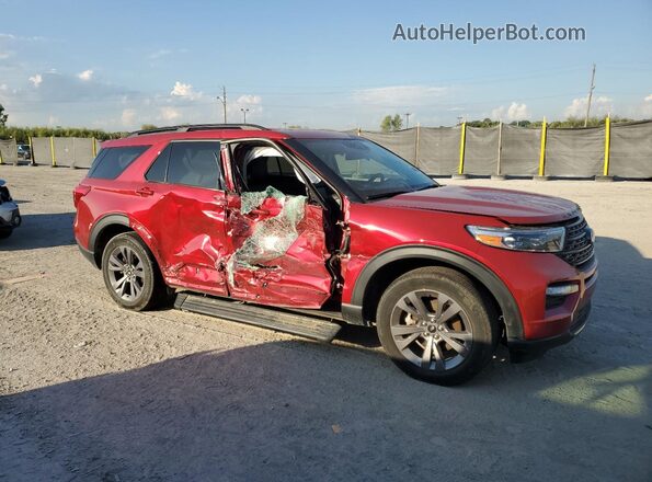 1FMSK8DH6NGC32551 2022 FORD FORD EXPLORER Red Առջևի աջ