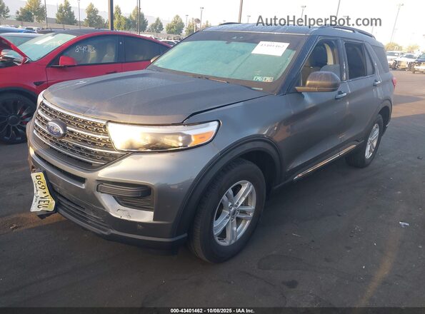 1FMSK8DH6RGA80504 2024 FORD FORD EXPLORER Серый Передняя левая четверть