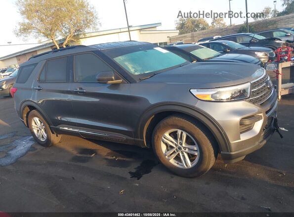 1FMSK8DH6RGA80504 2024 FORD FORD EXPLORER Серый Панорамный вид салона 360°