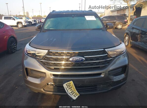 1FMSK8DH6RGA80504 2024 FORD FORD EXPLORER Серый Вид задней части салона