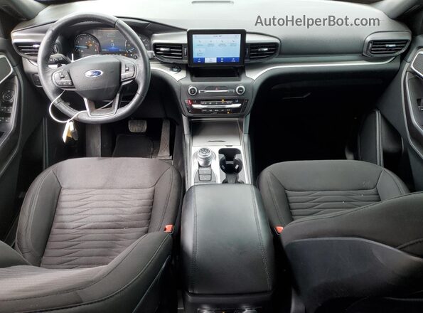 1FMSK8DH7LGB02419 2020 FORD FORD EXPLORER Белый Вид панели приборов