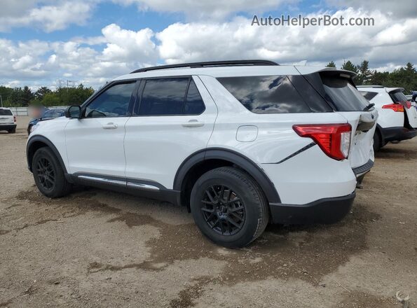 1FMSK8DH7LGB02419 2020 FORD FORD EXPLORER Белый Задняя левая четверть