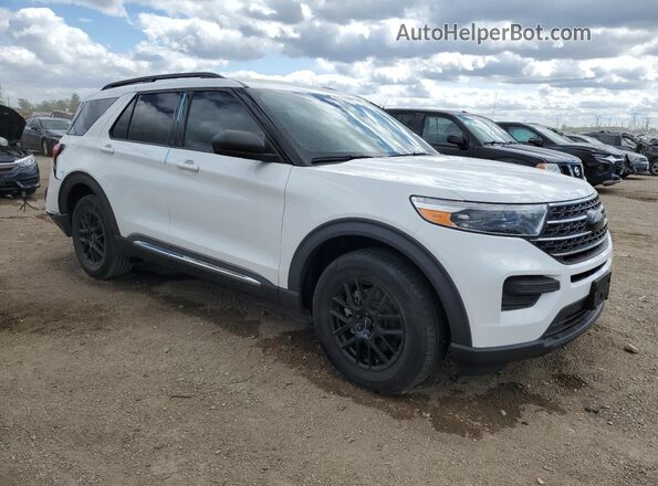 1FMSK8DH7LGB02419 2020 FORD FORD EXPLORER Белый Передняя правая четверть