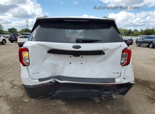 1FMSK8DH7LGB02419 2020 FORD FORD EXPLORER Белый Вид сзади