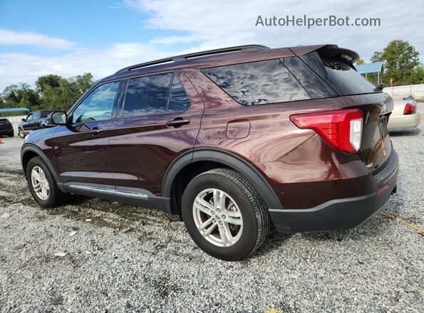1FMSK8DH7LGB32763 2020 FORD FORD EXPLORER Бордовый Задняя левая четверть