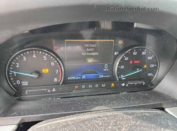 1FMSK8DH7LGB32763 2020 FORD FORD EXPLORER Бордовый Вид щитка приборов