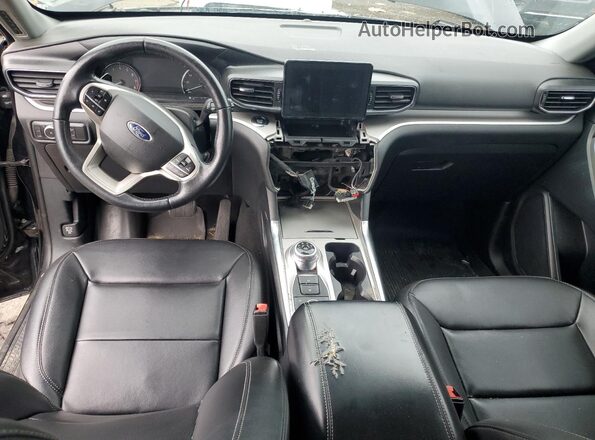 1FMSK8DH7LGC57973 2020 FORD FORD EXPLORER Black Առջևի վահանակի տեսք