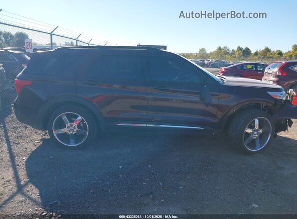 1FMSK8DH8LGB44985 2020 FORD FORD EXPLORER Коричневый Вид задней части салона