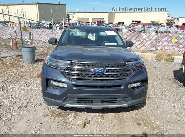 1FMSK8DH8NGA22937 2022 FORD FORD EXPLORER Blue Вид щитка приладів