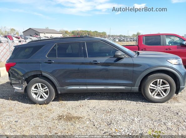 1FMSK8DH8NGA22937 2022 FORD FORD EXPLORER Blue Вид задньої частини салону