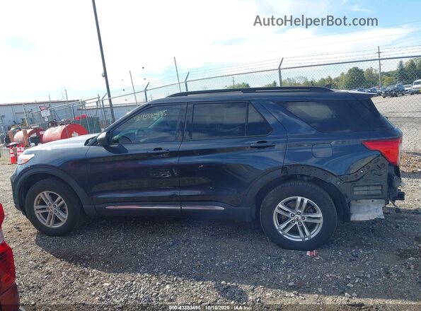 1FMSK8DH8NGA22937 2022 FORD FORD EXPLORER Blue Панорамний вид салону 360°