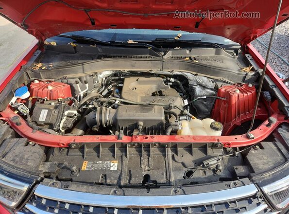 1FMSK8DH9LGA63493 2020 FORD FORD EXPLORER Red Widok komory silnika