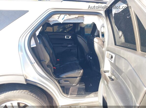 1FMSK8DH9LGC19001 2020 FORD FORD EXPLORER Gray Vista de la etiqueta del VIN