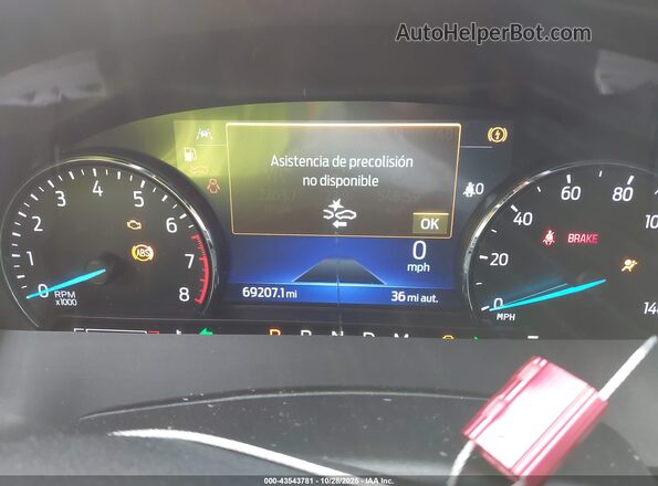 1FMSK8DH9LGC19001 2020 FORD FORD EXPLORER Gray Vista de los asientos traseros