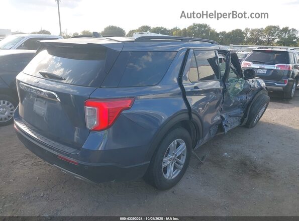 1FMSK8DHXMGA80465 2021 FORD FORD EXPLORER Blue Հետևի աջ