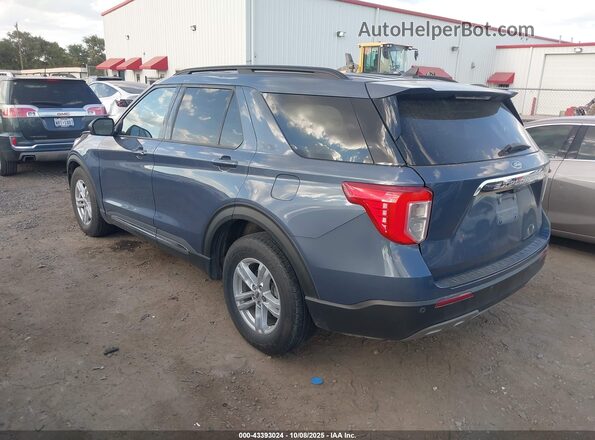 1FMSK8DHXMGA80465 2021 FORD FORD EXPLORER Blue Հետևի ձախ