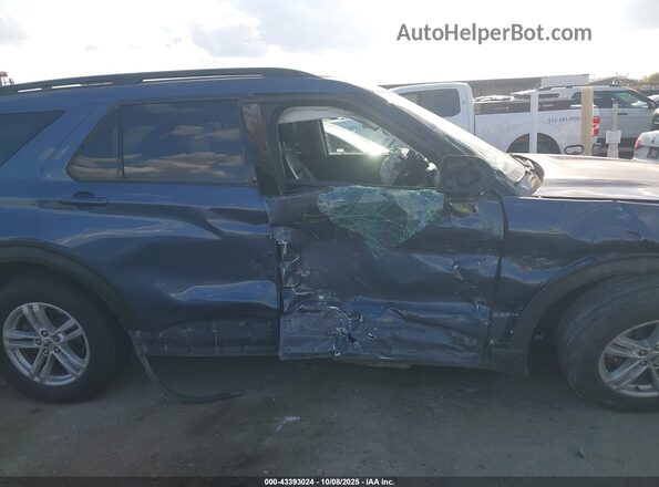 1FMSK8DHXMGA80465 2021 FORD FORD EXPLORER Blue Սալոնի 360 աստիճան տեսք