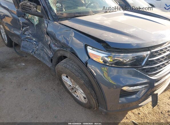 1FMSK8DHXMGA80465 2021 FORD FORD EXPLORER Blue Դիմացի տեսք