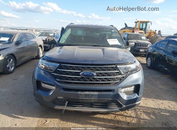 1FMSK8DHXMGA80465 2021 FORD FORD EXPLORER Blue Սալոնի հետևի տեսք