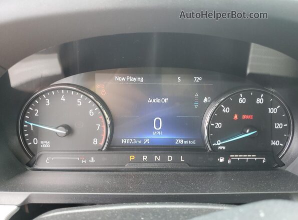 1FMSK8DHXRGA00976 2024 FORD FORD EXPLORER Silver Instrument cluster view