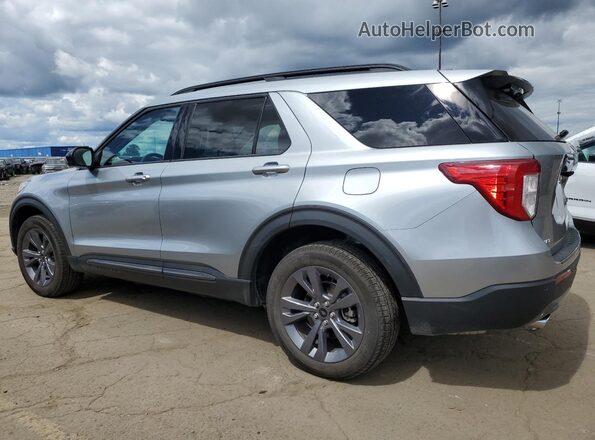 1FMSK8DHXRGA00976 2024 FORD FORD EXPLORER Silver Rear left
