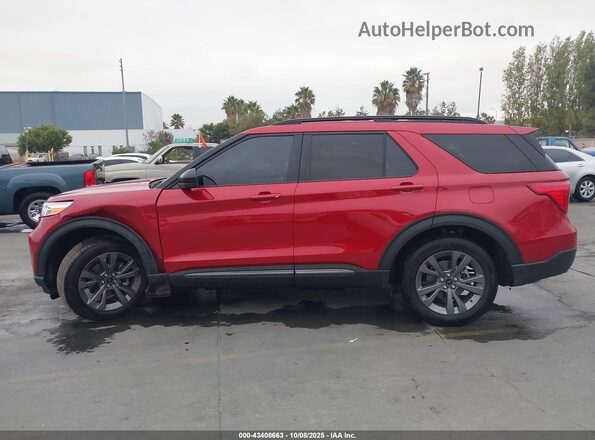 1FMSK8DHXRGA09547 2024 FORD FORD EXPLORER Red Vista interior de 360 grados