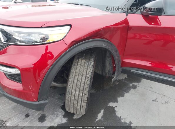 1FMSK8DHXRGA09547 2024 FORD FORD EXPLORER Red Vista frontal