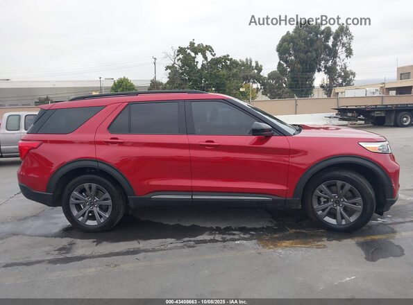 1FMSK8DHXRGA09547 2024 FORD FORD EXPLORER Red Vista interior trasera