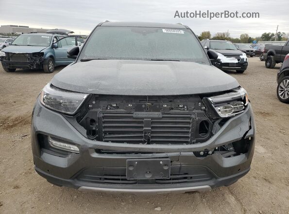 1FMSK8FH9LGC34417 2020 FORD FORD EXPLORER Gray Вид ззаду