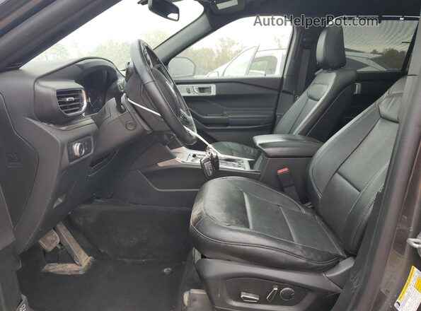1FMSK8FH9LGC34417 2020 FORD FORD EXPLORER Gray Вид панелі приладів