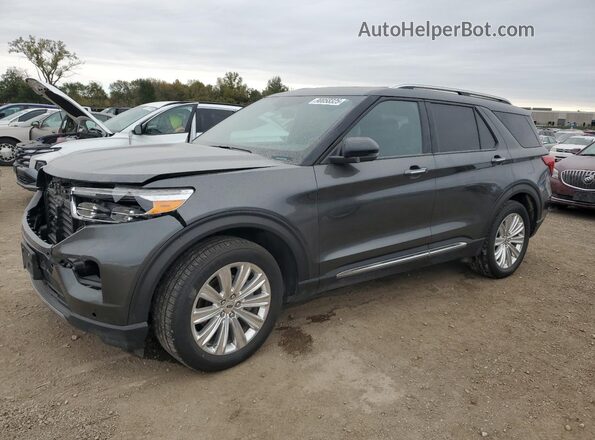 1FMSK8FH9LGC34417 2020 FORD FORD EXPLORER Gray Задня ліва чверть
