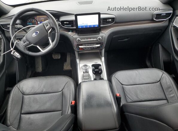 1FMSK8FH9LGC34417 2020 FORD FORD EXPLORER Gray Вид щитка приладів
