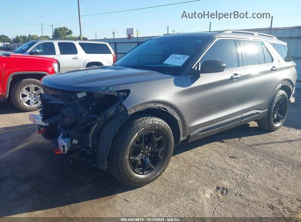 1FMSK8JH6RGA69247 2024 FORD FORD EXPLORER Gray Przód lewy