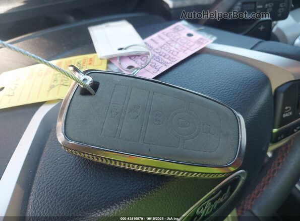 1FMSK8JH6RGA69247 2024 FORD FORD EXPLORER Gray Widok deski rozdzielczej
